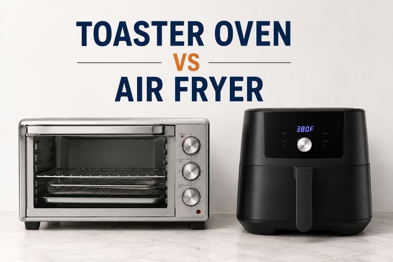 Toaster oven vs air fryer for everyday kitchen cooking